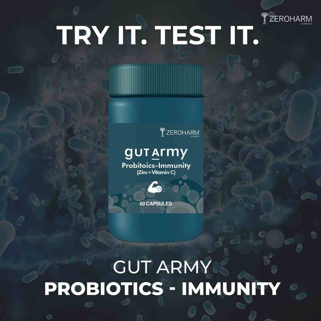 Zeroharm | Gut Army For Immunity | 60 Cap