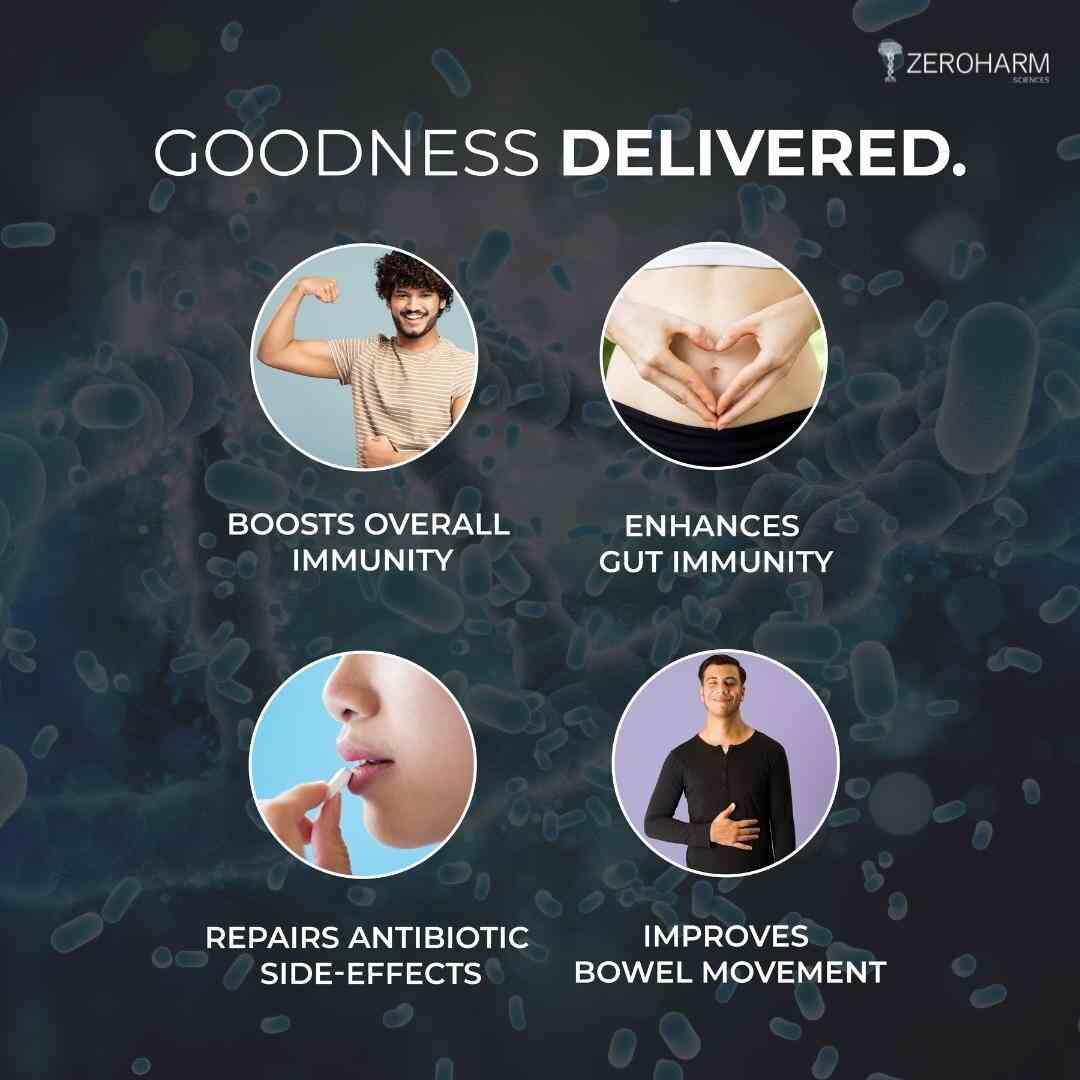 Zeroharm | Gut Army For Immunity | 60 Cap