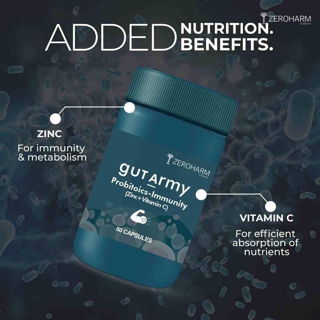 Zeroharm | Gut Army For Immunity | 60 Cap