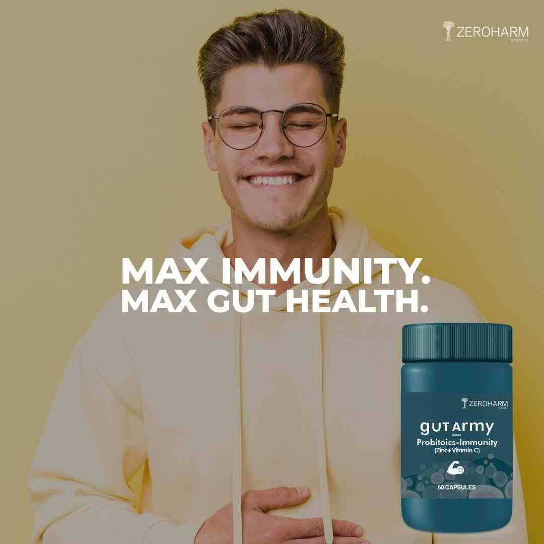 Zeroharm | Gut Army For Immunity | 60 Cap