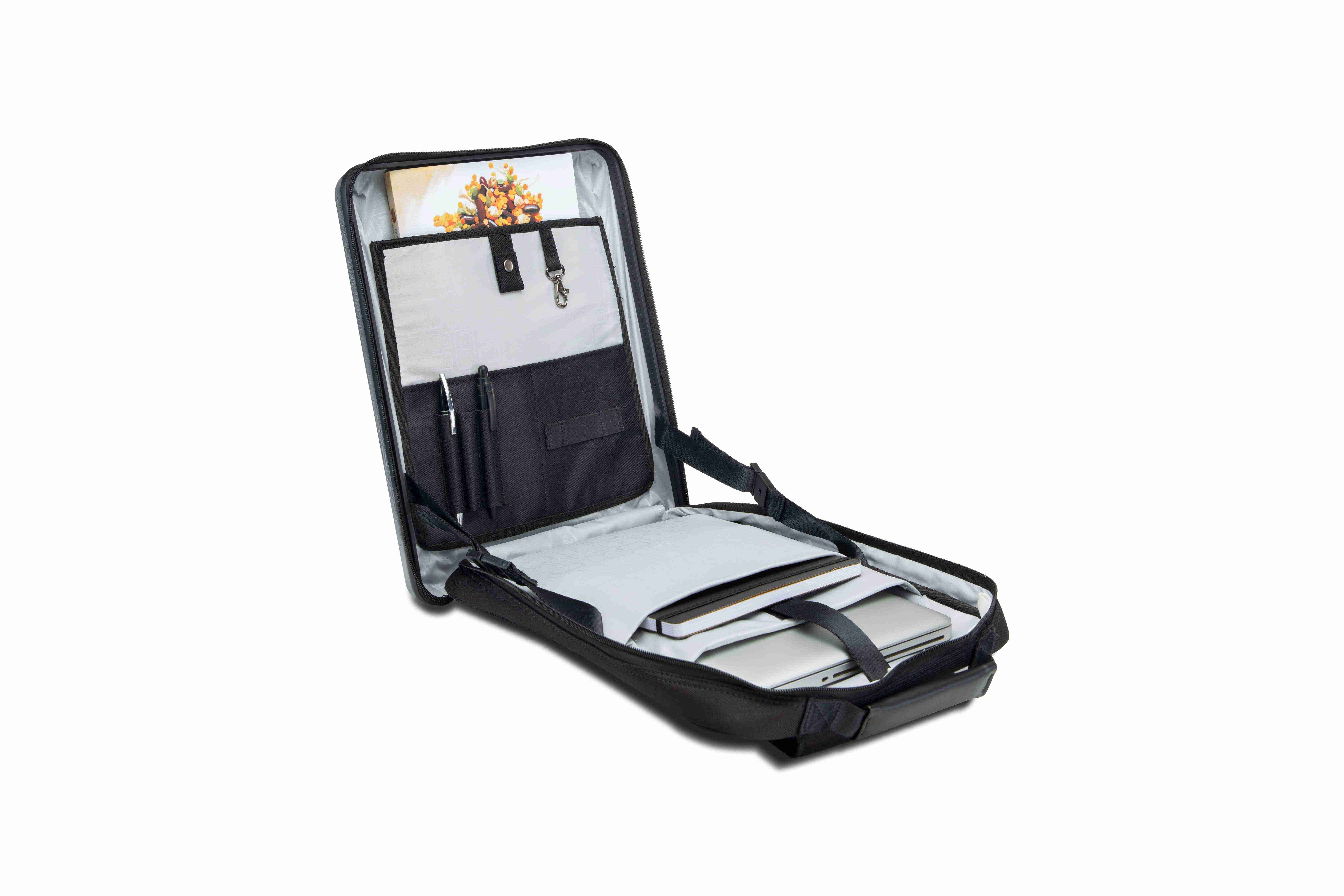 Hard Shell Office Backpack / Laptop Bag | White
