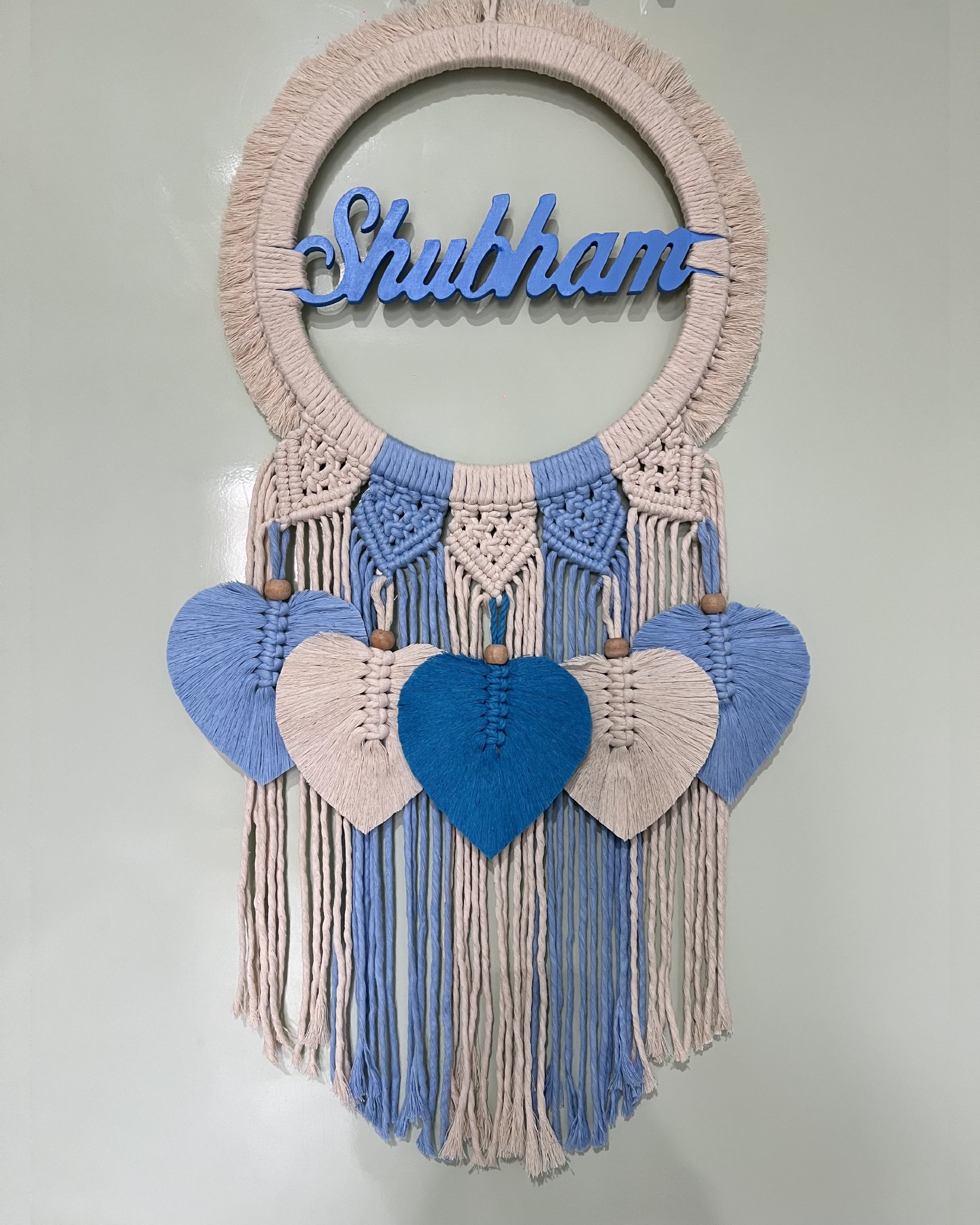 Triple Colored Dreamcatcher with Name personalisation