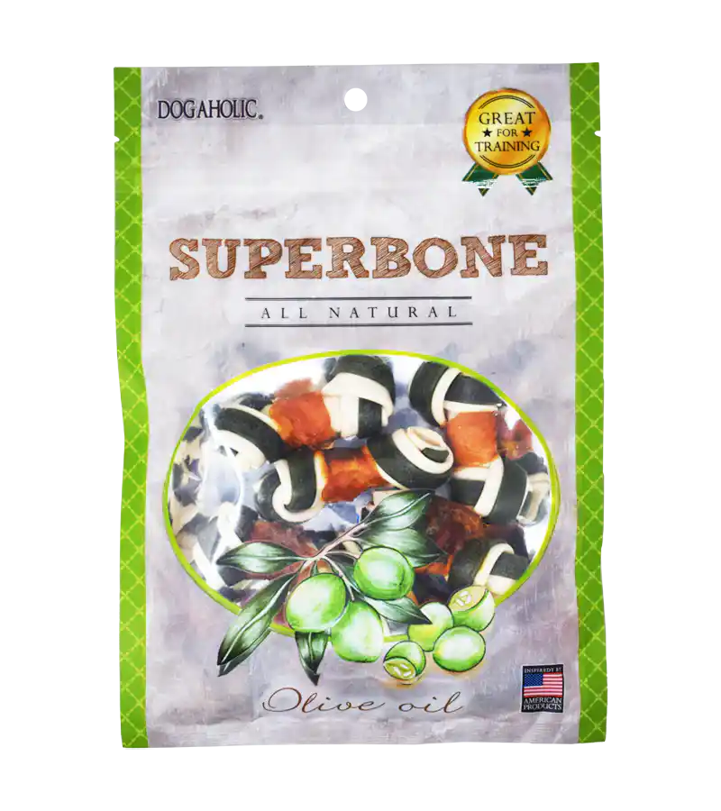 Superbone All Natural Knotted Bone - Olive Oil