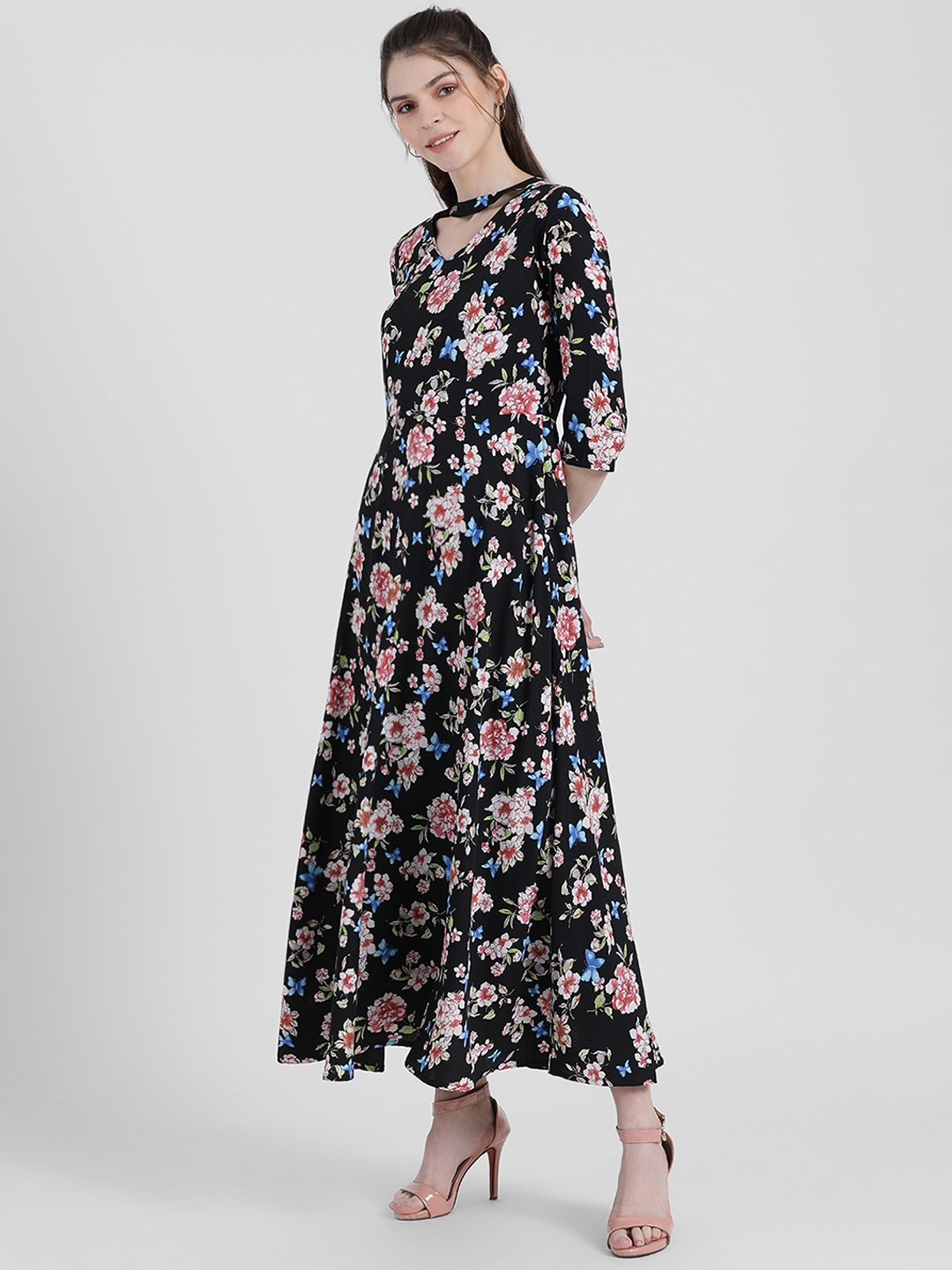 ZINK | Zink London Women's Printed Maxi Dress 1
