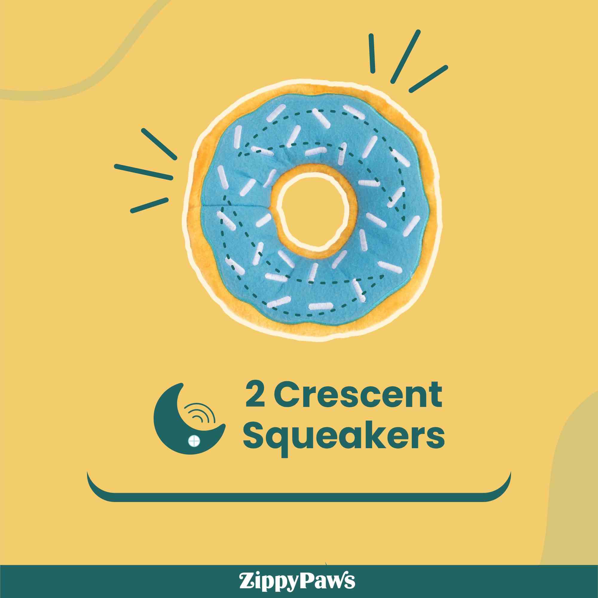ZippyPaws Donutz Toy for Dogs - Blueberry