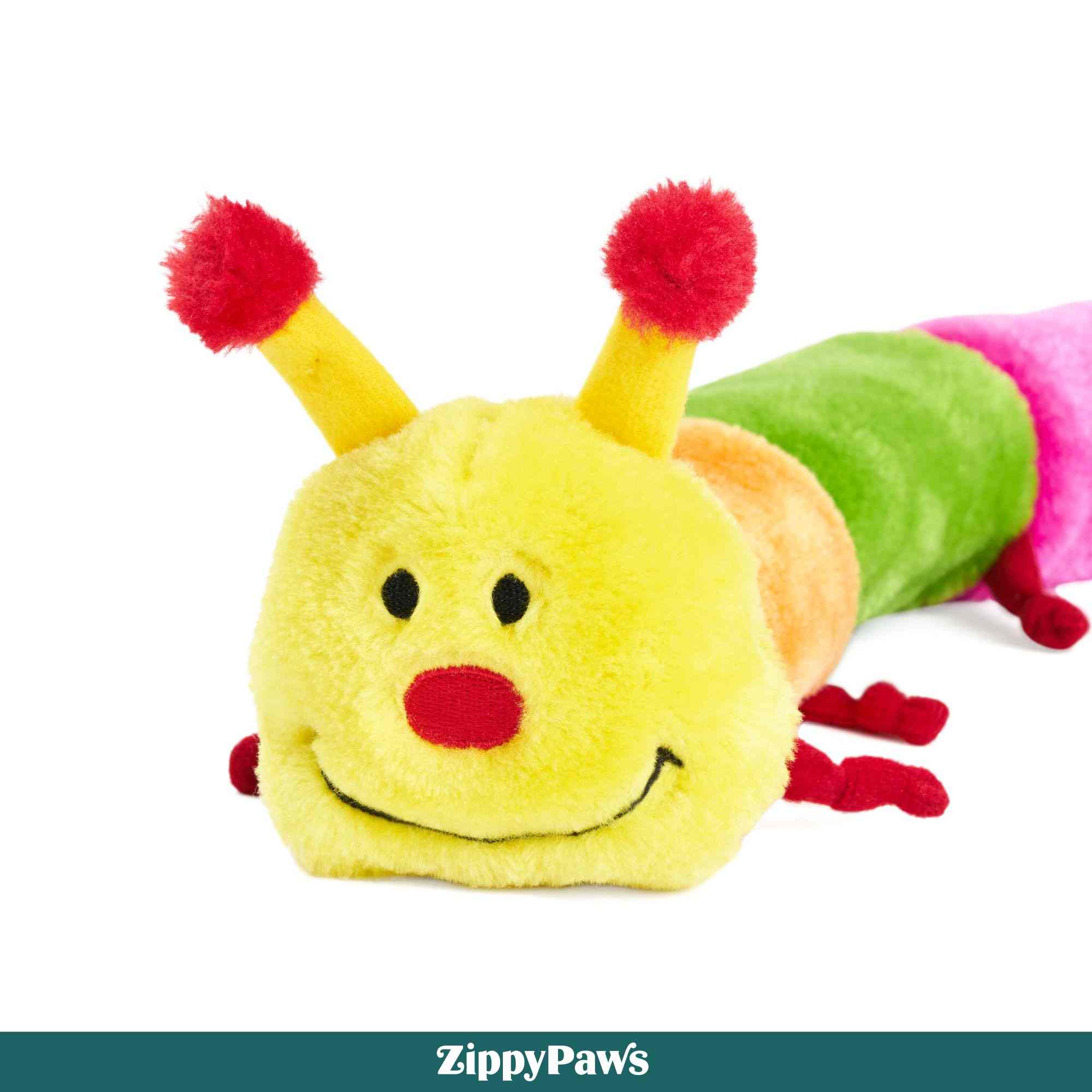 ZippyPaws Zippy Caterpillar Dog Toys - Large