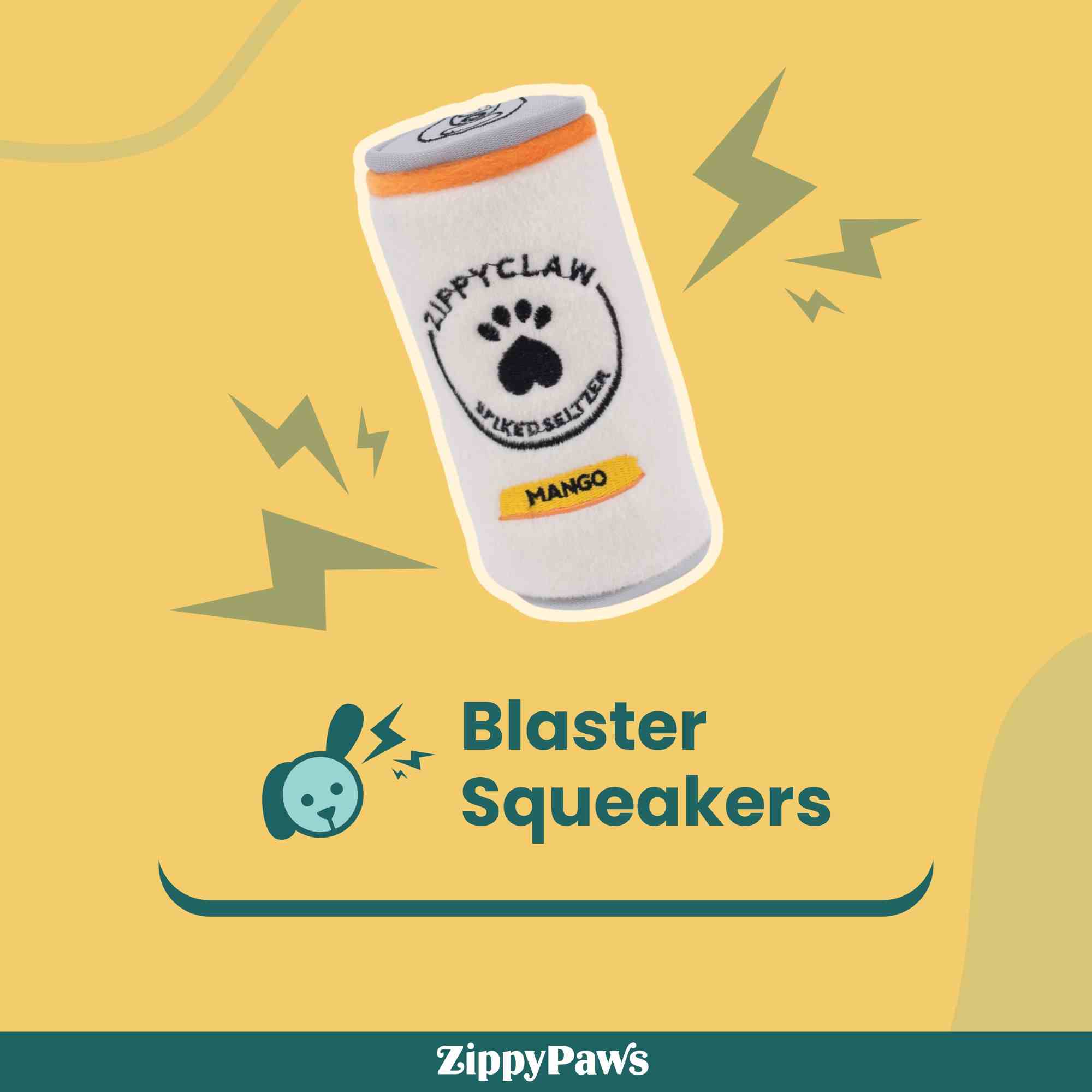 ZippyPaws Squeakie Can Zippy Claw Toy for Dogs