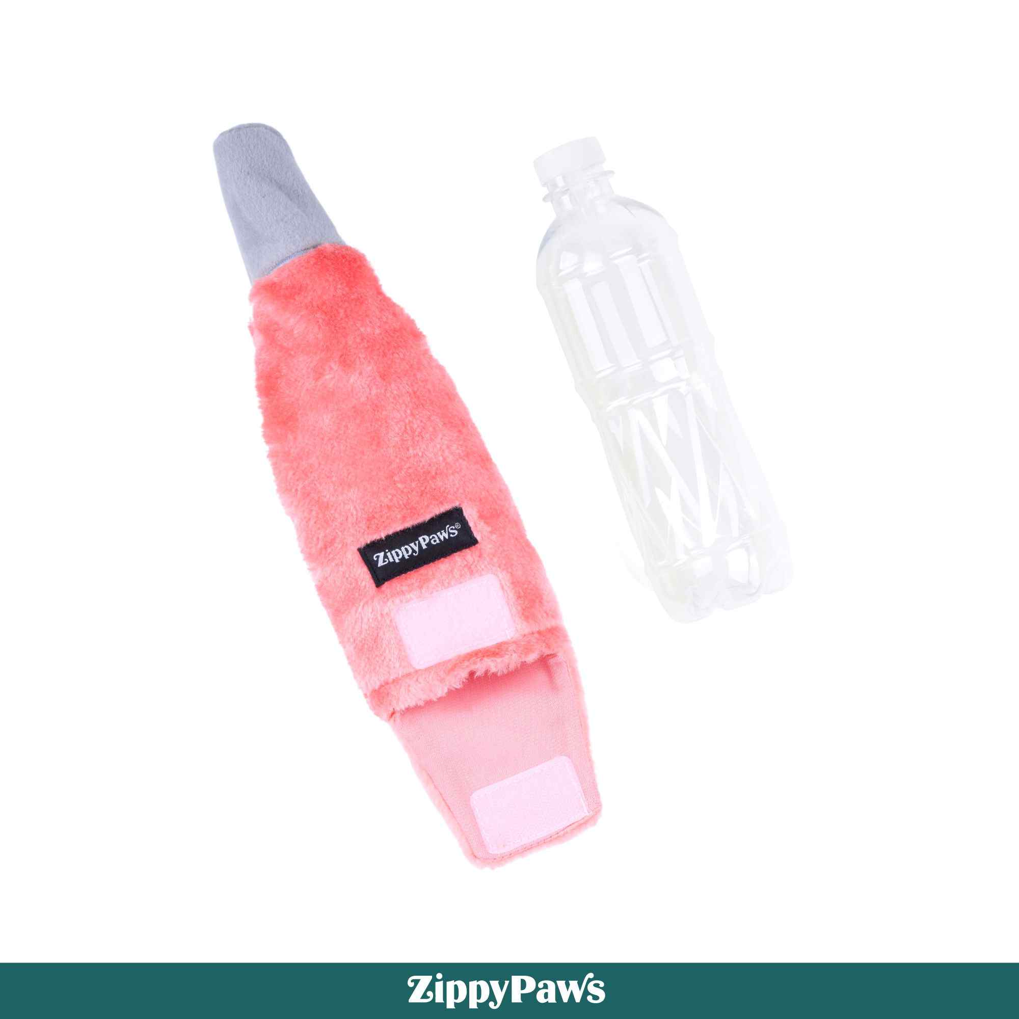 Zippy Paws Happy Hour Crusherz Dog Toys (Rose)