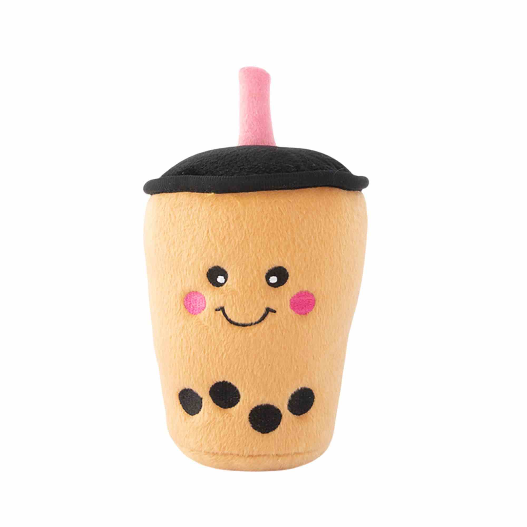 ZippyPaws NomNomz Boba Milk Tea Plush Toy for Dogs