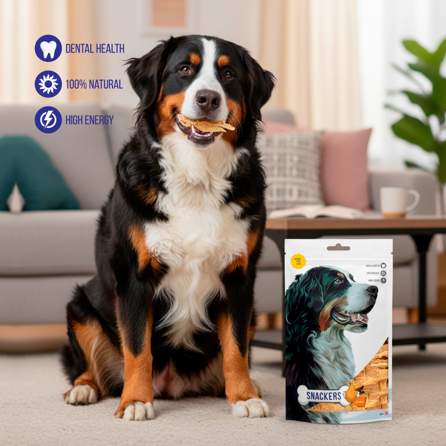 Snackers Chicken Slice Dog Treat, 80 g