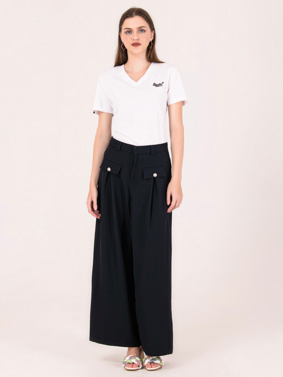 Albion Women Navy Smart Track Pant