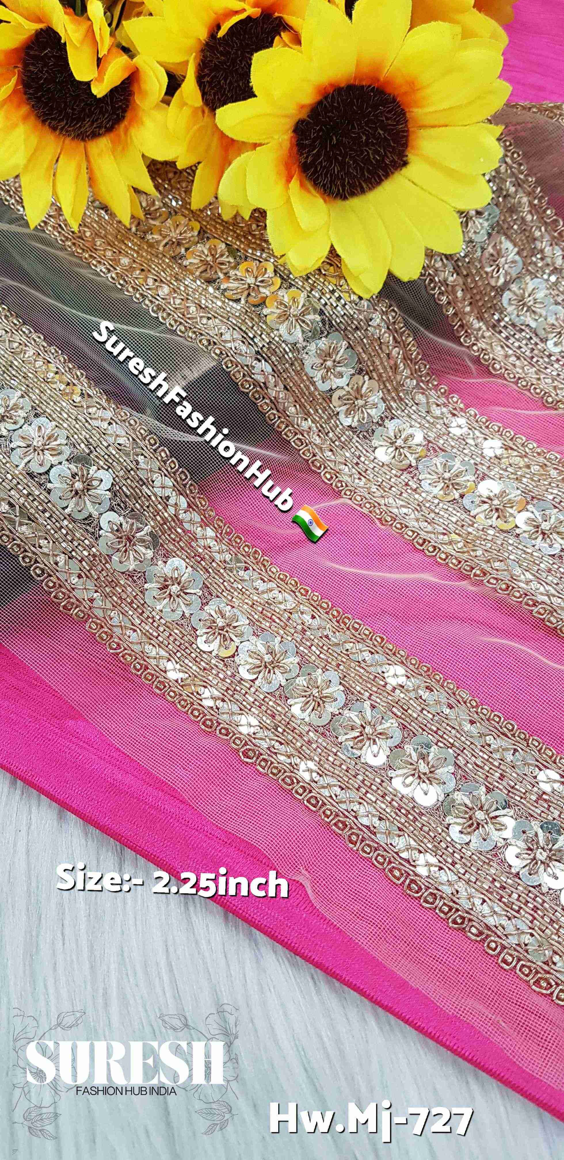 Cream Elegance Handcrafted Organza Lace