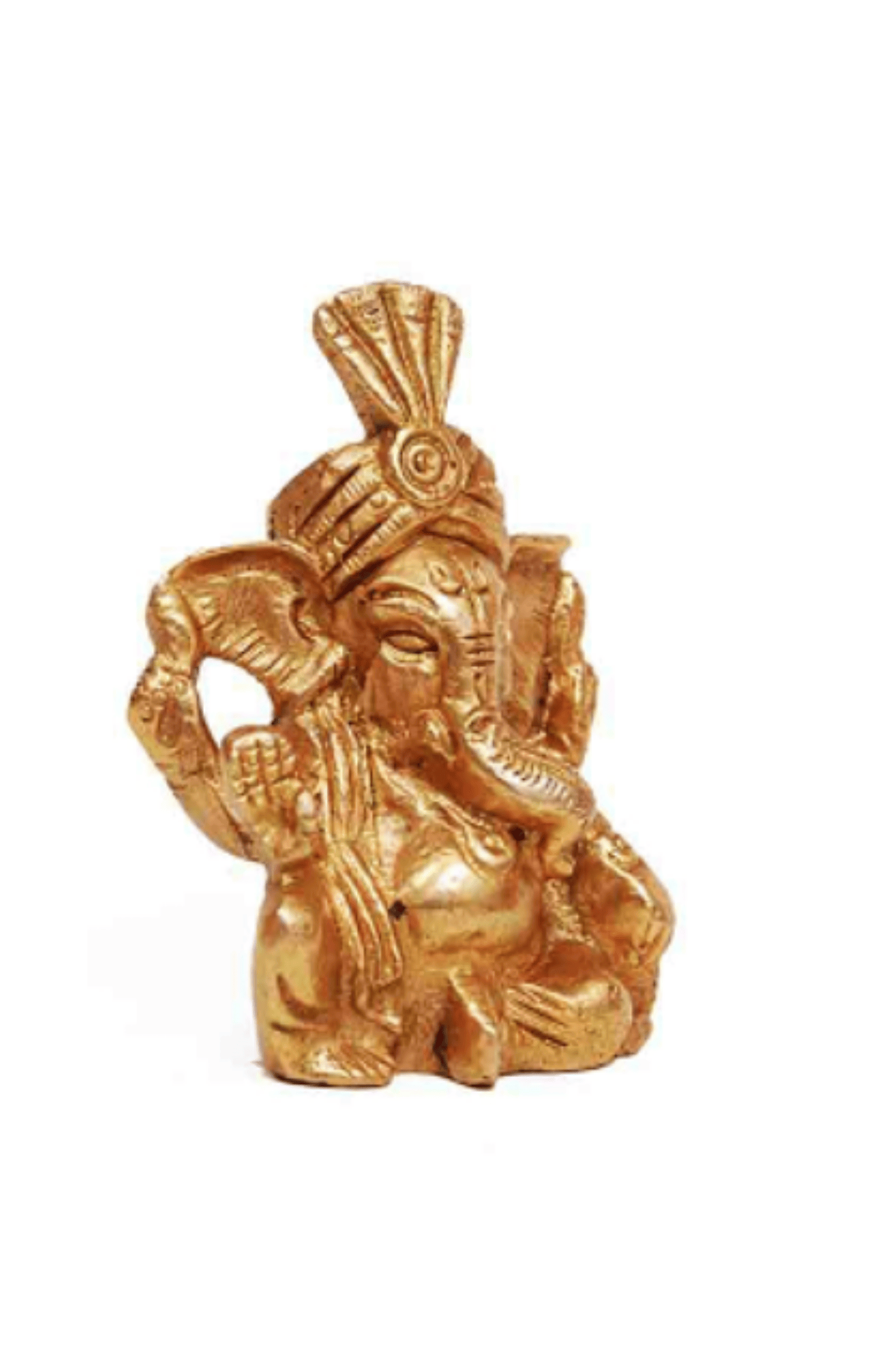 Shiv Ratan Kendra Shree Ganesh Ji Ashtdhatu Murti to Worship for Gaining Wisdom & Prosperity I Size- 6.5CM X 5CM I For Prayer & Gifting