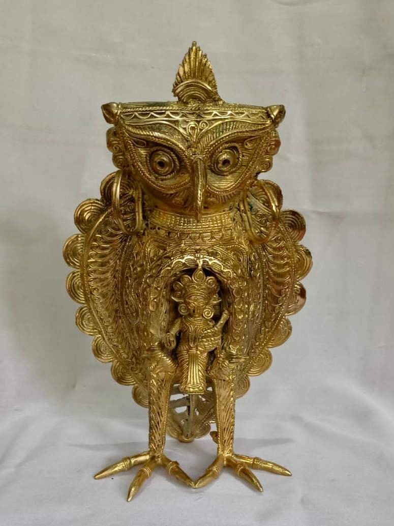 Owl with Laxmi
