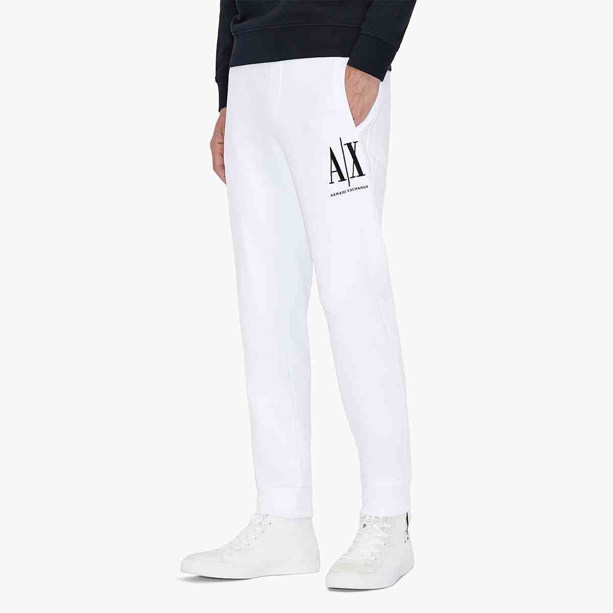 Icon Contrast Logo Cotton Sweatpants