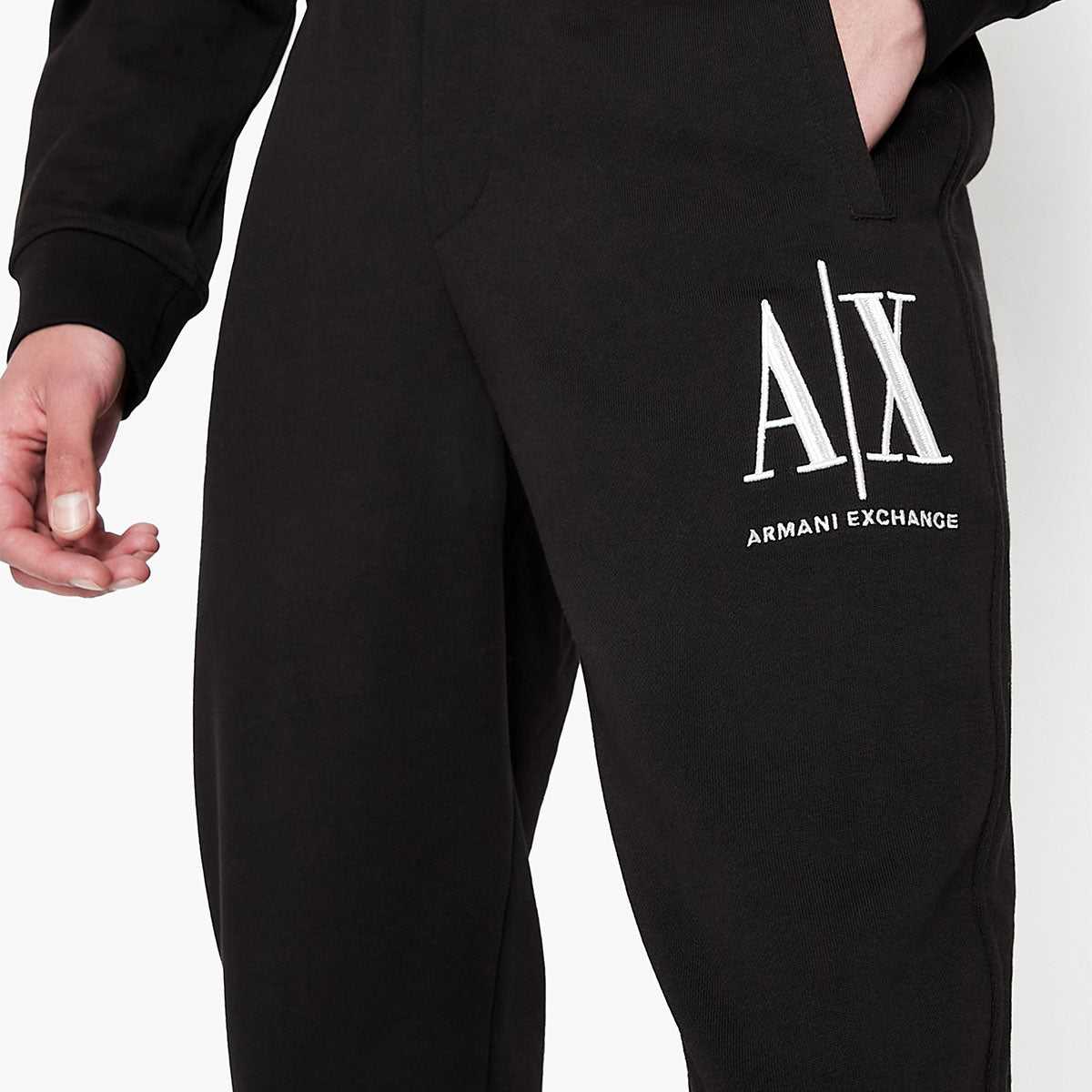 Icon Contrast Logo Cotton Sweatpants