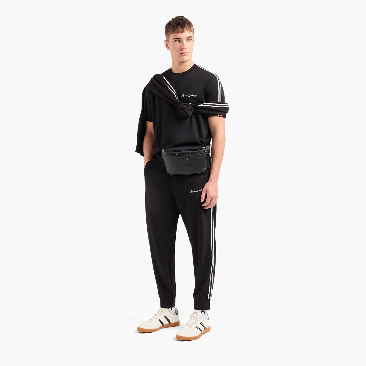 Signature Logo Cotton Crewneck T-Shirt