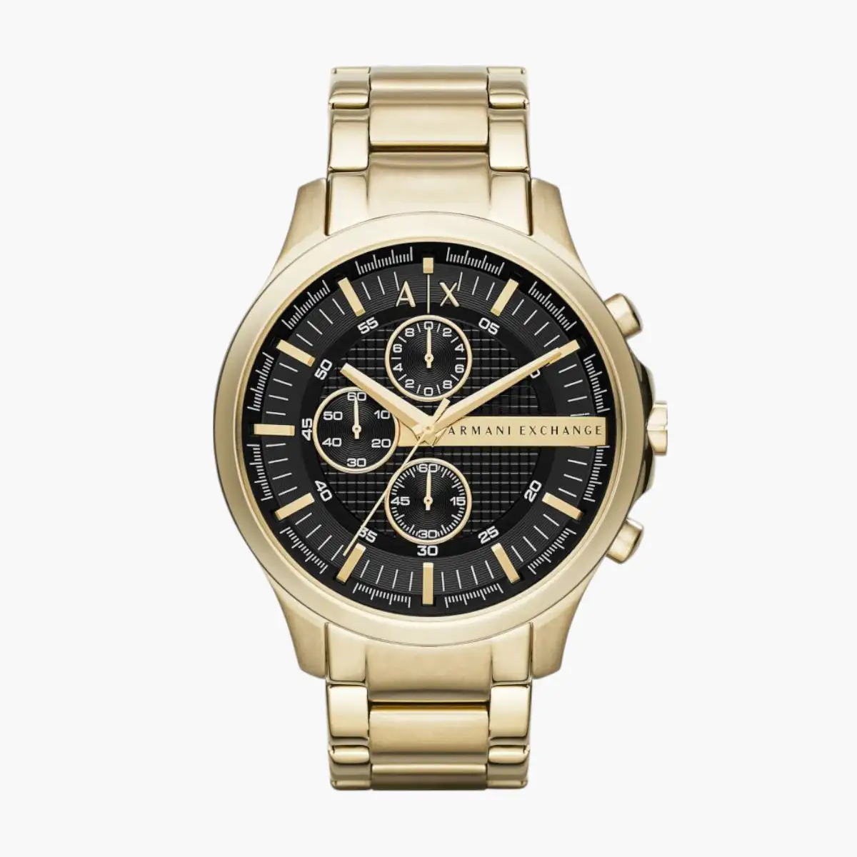 Black Stainless Steel Round Watch