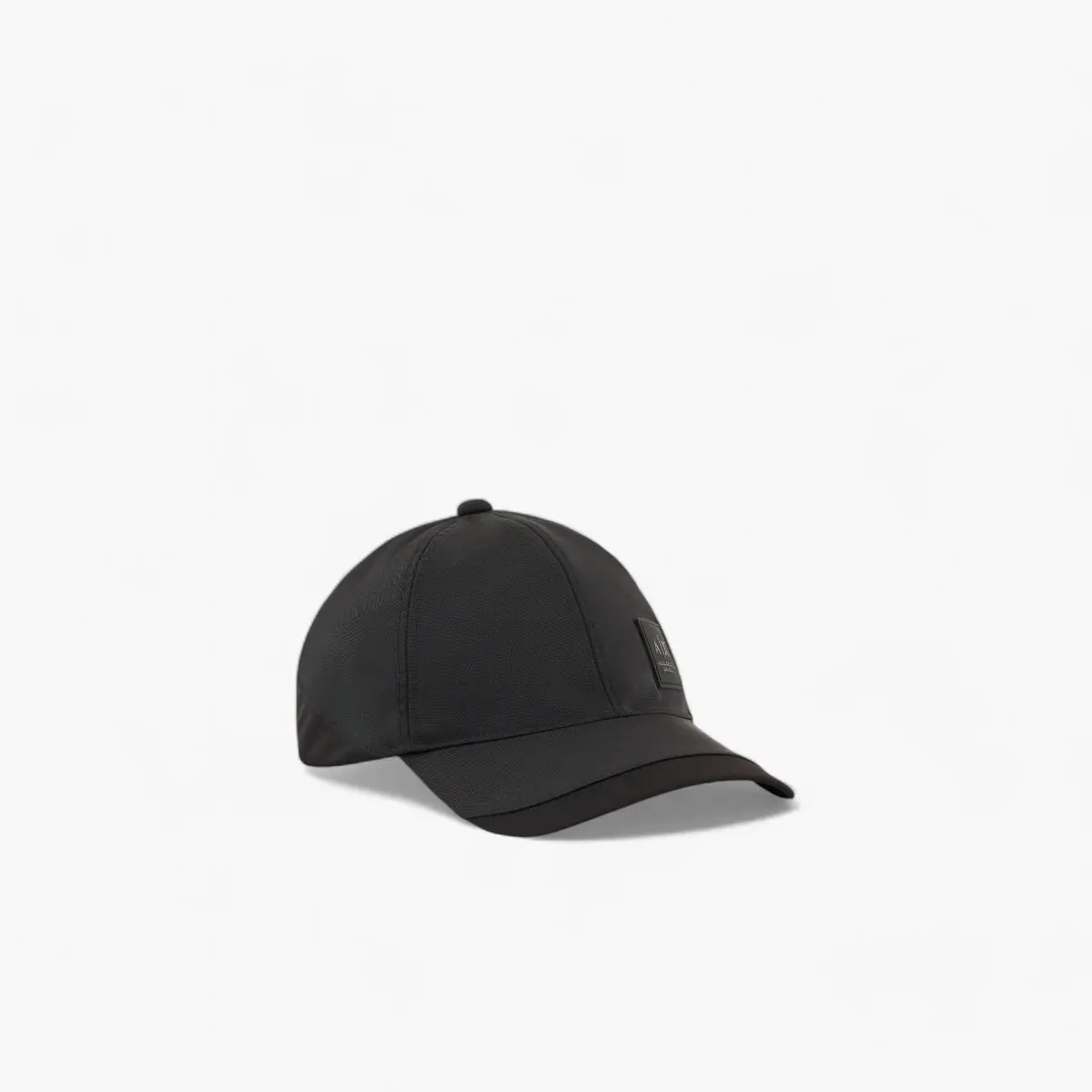 Black Edition Cotton Cap With A Logo Patch And Leather Details