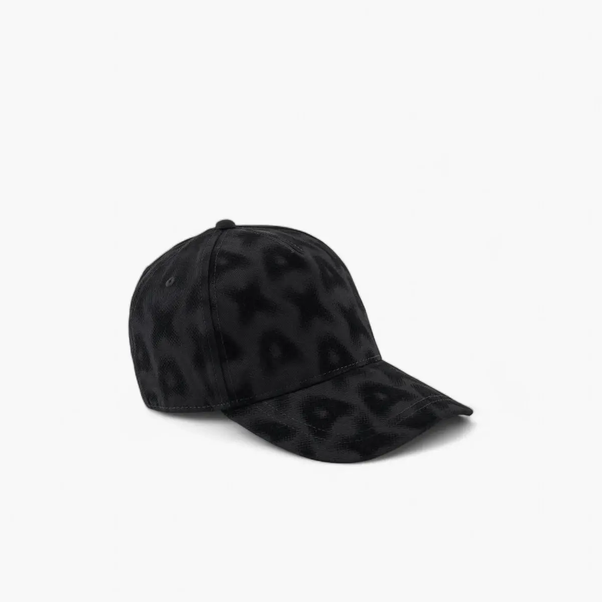All Over Logo Cotton Cap With Snap Fastener