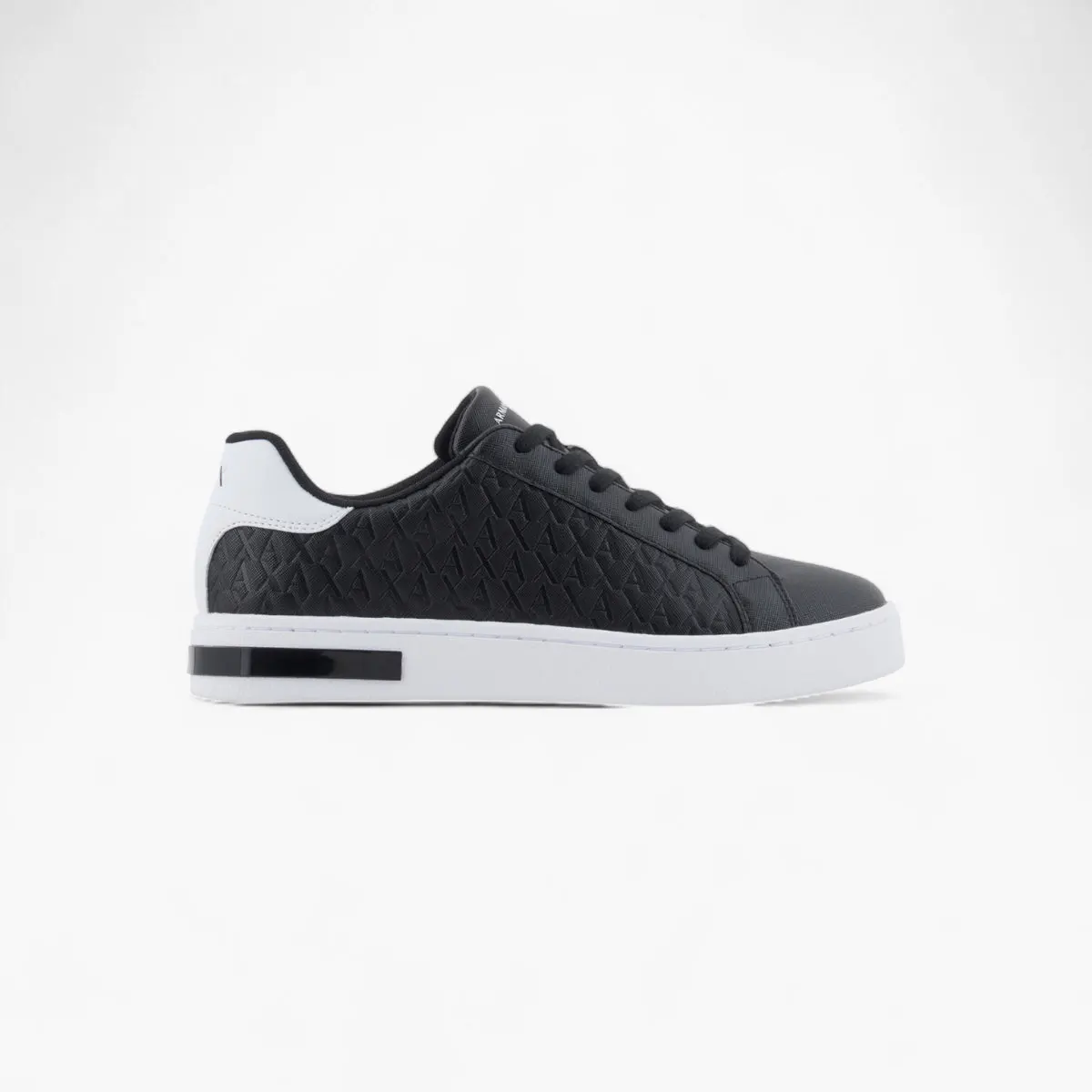 All Over Logo Coated Round Toe London Sneaker