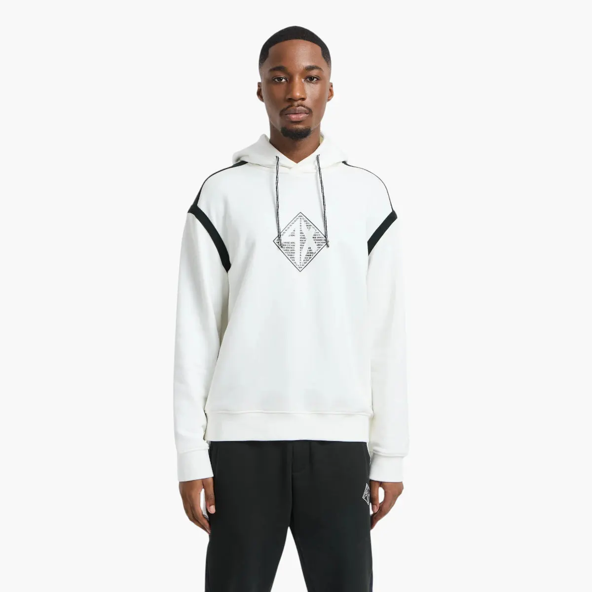 Regular Fit Cotton Crewneck Colour Block T-Shirt With Central Branding