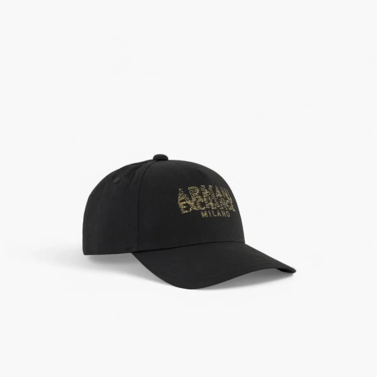 Cotton Cap With Blurred Brand Logo
