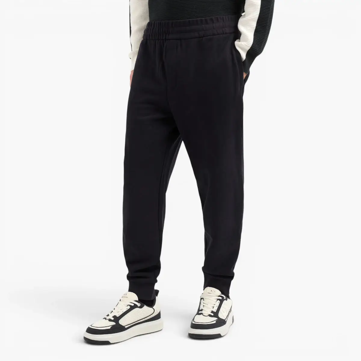 Regular Fit Cotton Crewneck Sweatshirt With Embroidered Branding