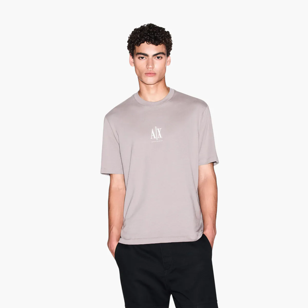 Regular Fit Icon Cotton Crewneck T-Shirt With Embroidered Logo