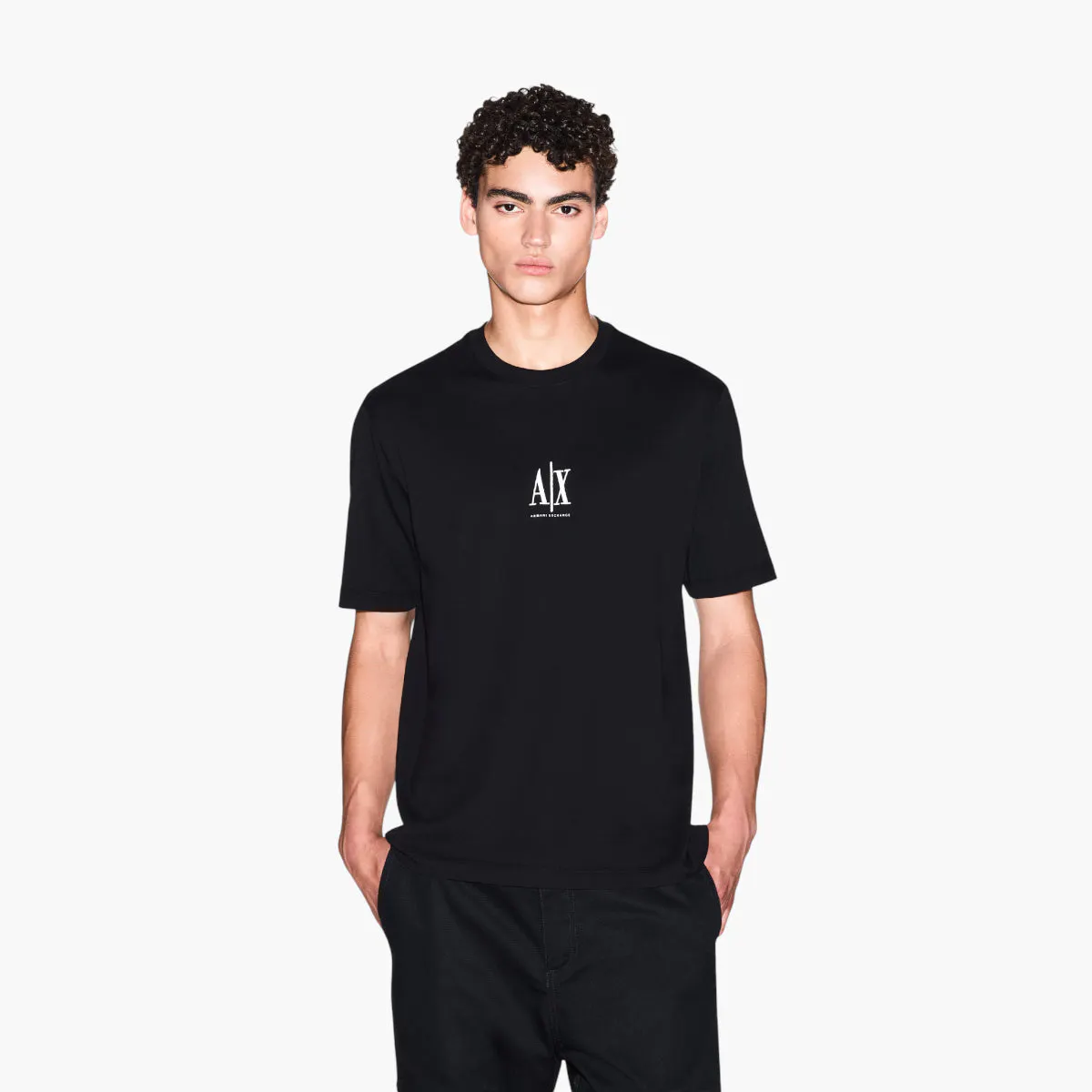 Regular Fit Icon Cotton Crewneck T-Shirt With Embroidered Logo