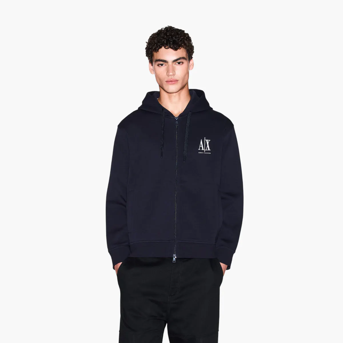 Regular Fit Icon Cotton Zip Up Sweatshirt