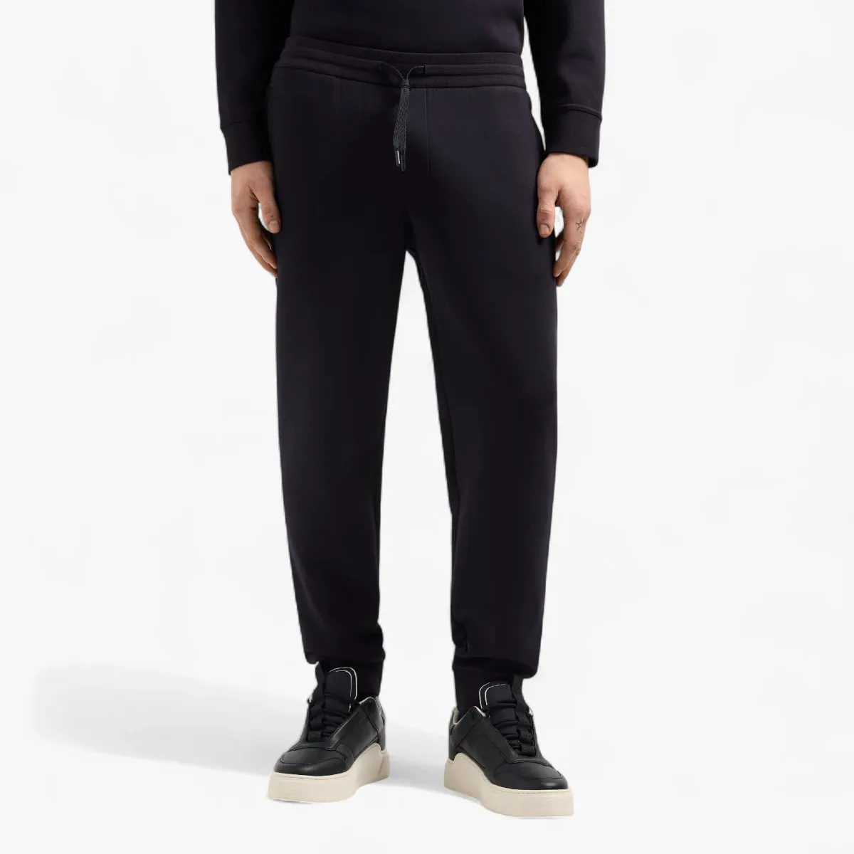 Icon Regular Fit Cotton Jogger With Embroidered Logo