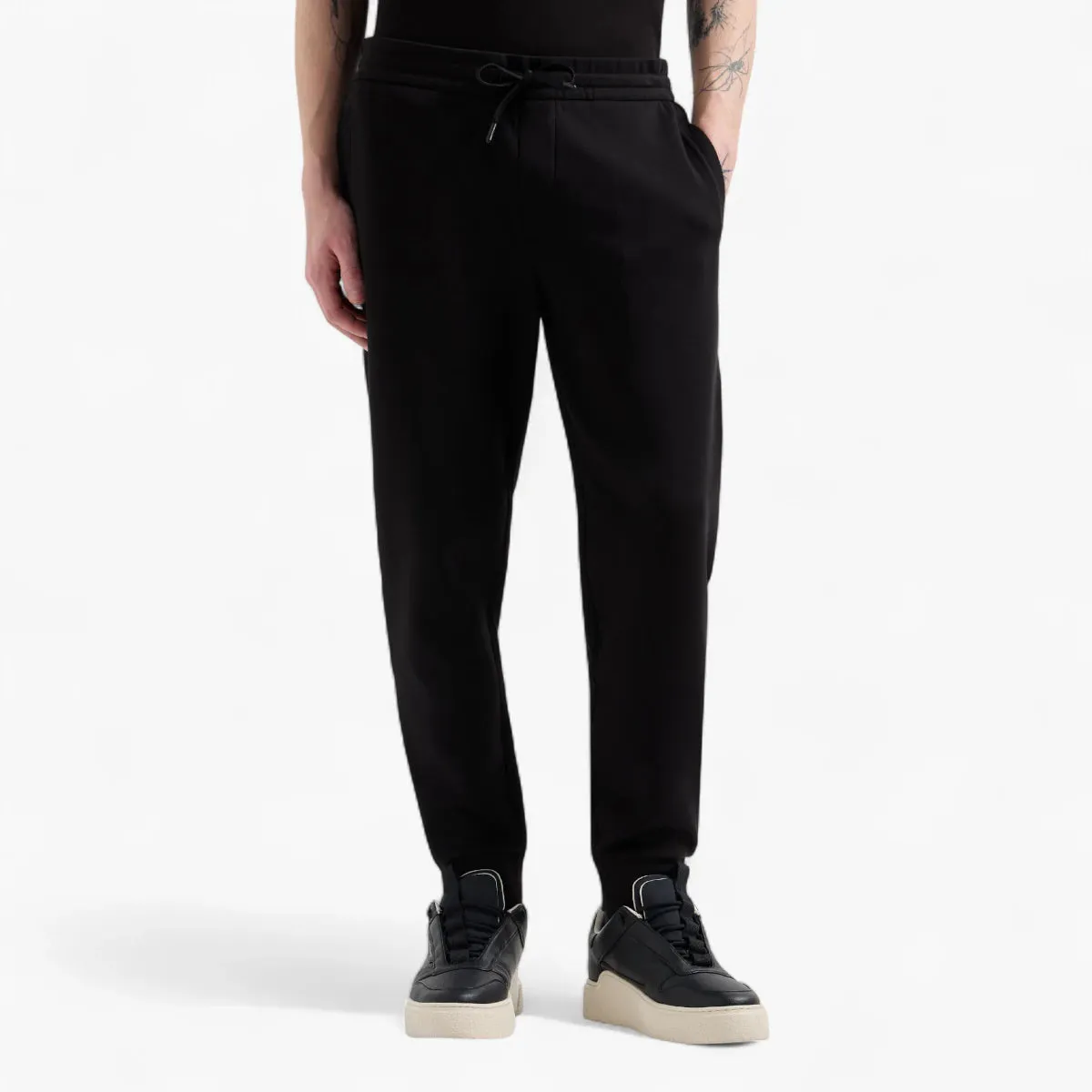 Icon Regular Fit Cotton Jogger With Embroidered Logo