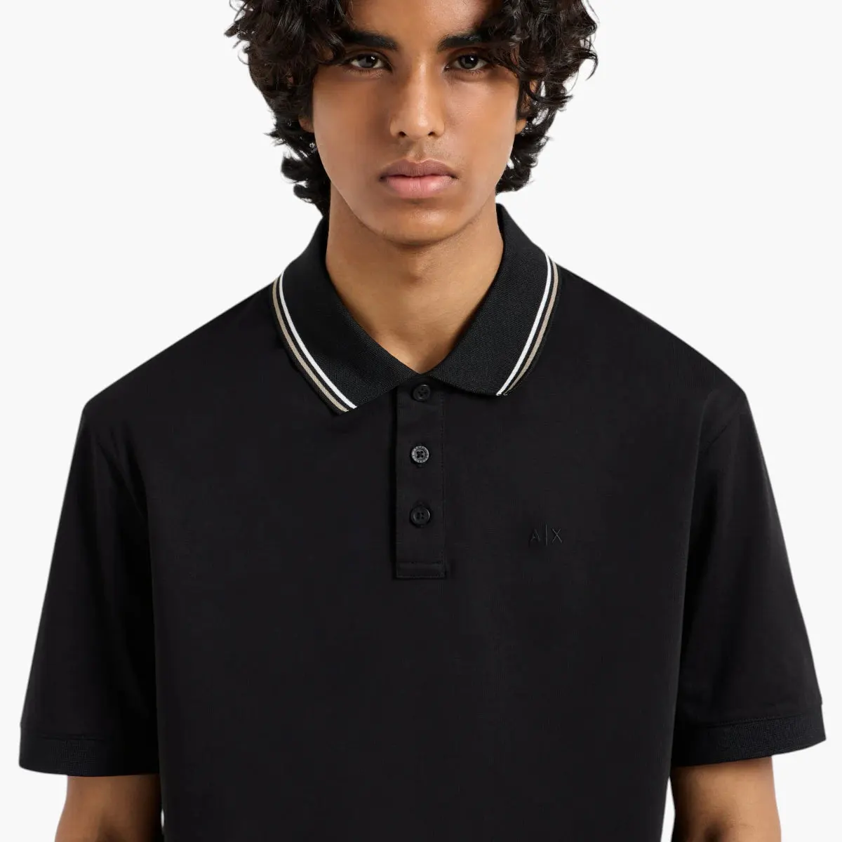 Regular Fit Cotton Polo Shirt With Contrast Tipping On The Collar And Embroidered Logo