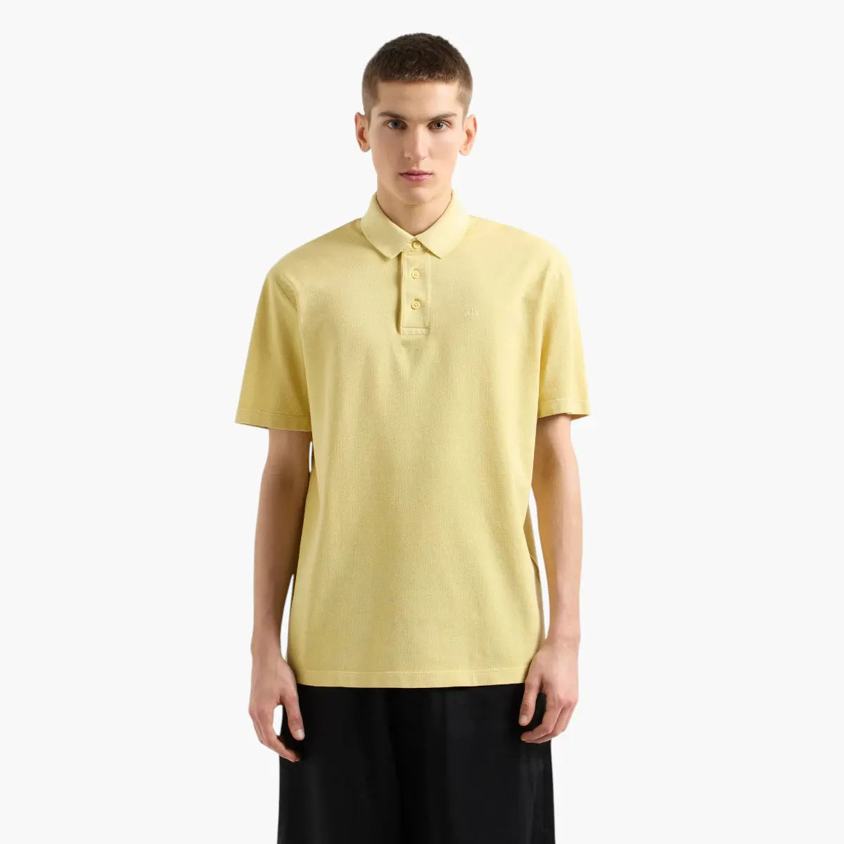Regular Plus Fit Cotton Polo Shirt With Embroidered Logo