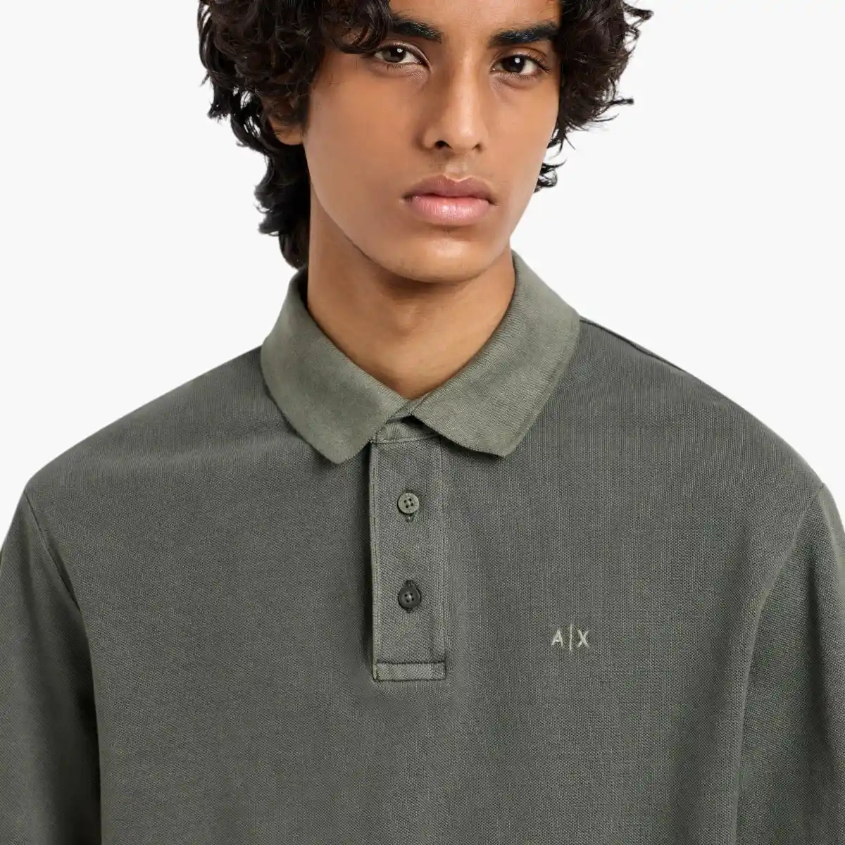 Regular Plus Fit Cotton Polo Shirt With Embroidered Logo