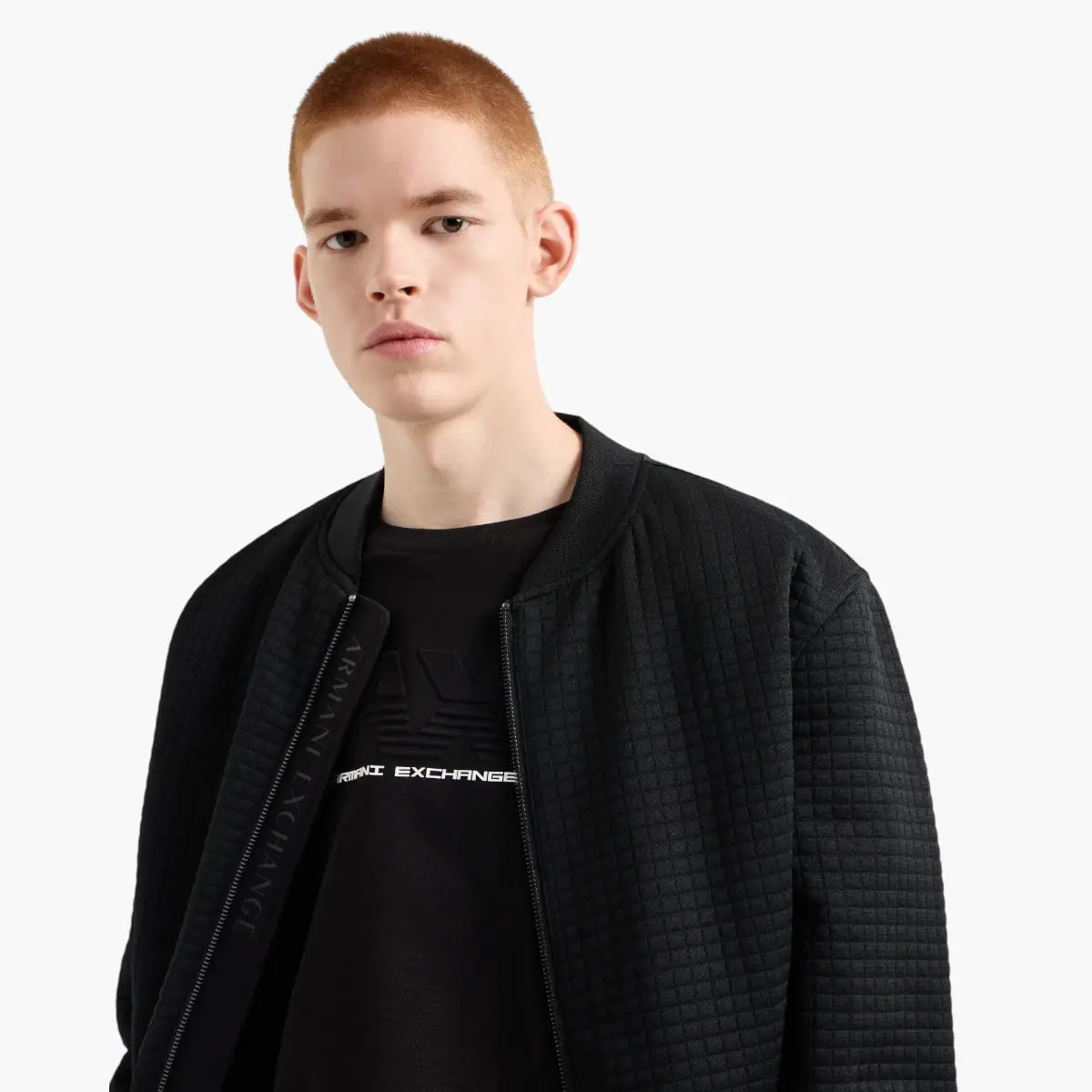 Regular Fit Cotton Round Neck T-Shitr With Monochromatic Embossed Logo