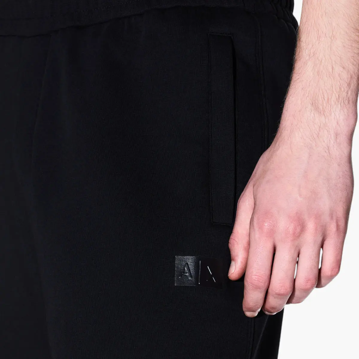 Relaxed Fit Cotton Joggers With Vinyl Logo Patch