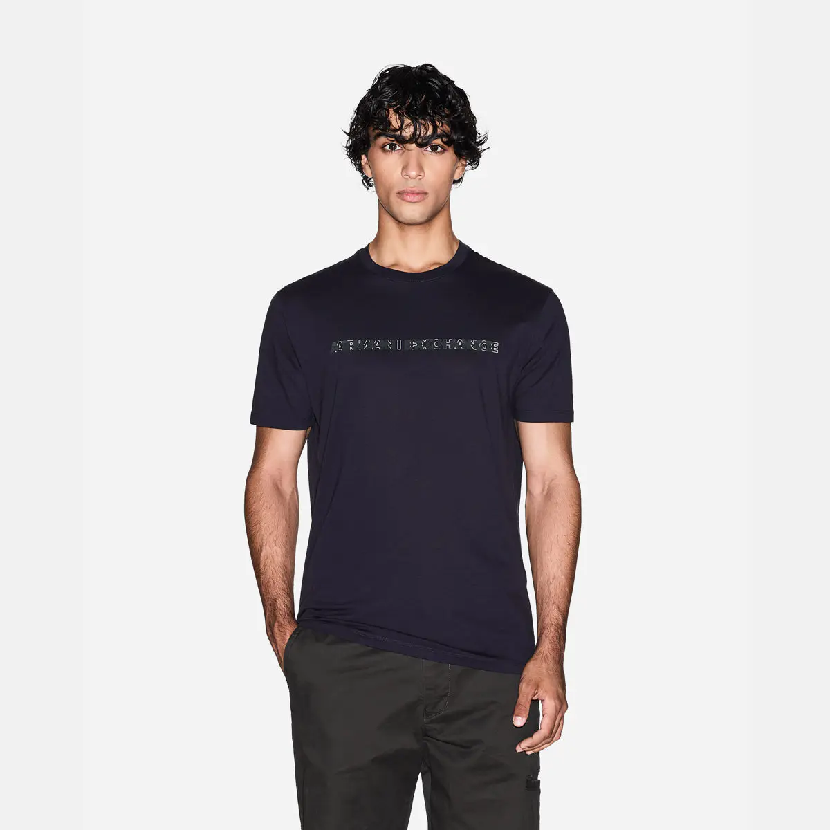Regular Fit Cotton Crewneck T-Shirt With Logo Print