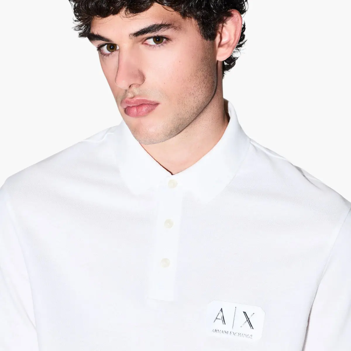 Black And Gold Regular Fit Cotton Polo Shirt With Logo Patch