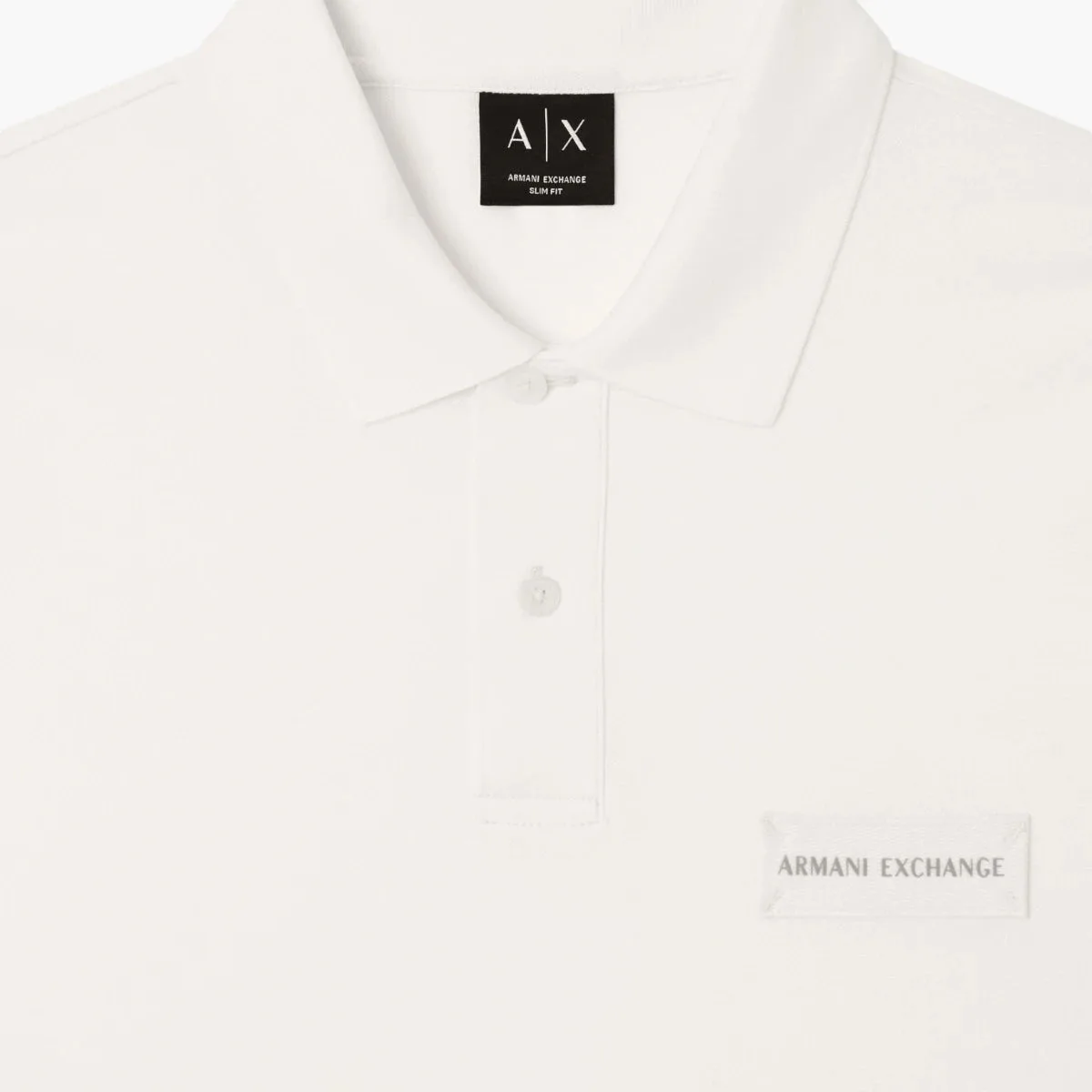 White Edition Regular Fit Cotton Polo Shirt With Logo Patch