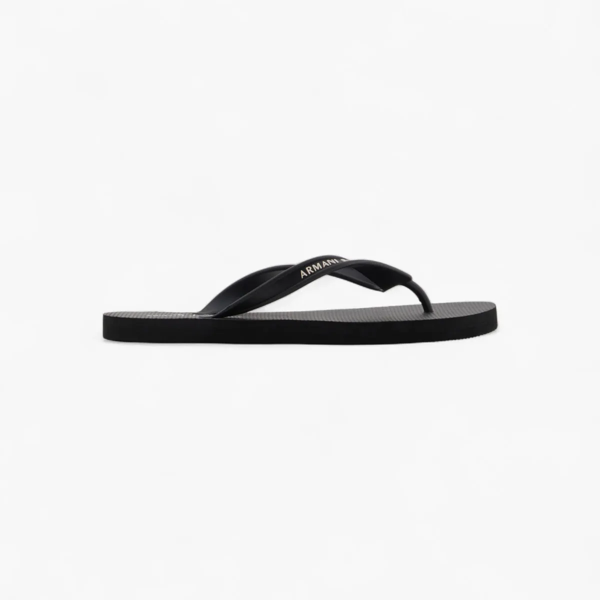 Rubber Flip Flops With Logo Script