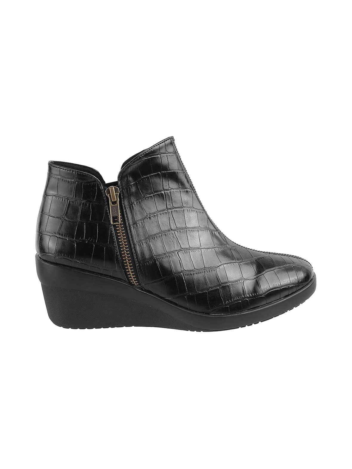 low heel sock booties