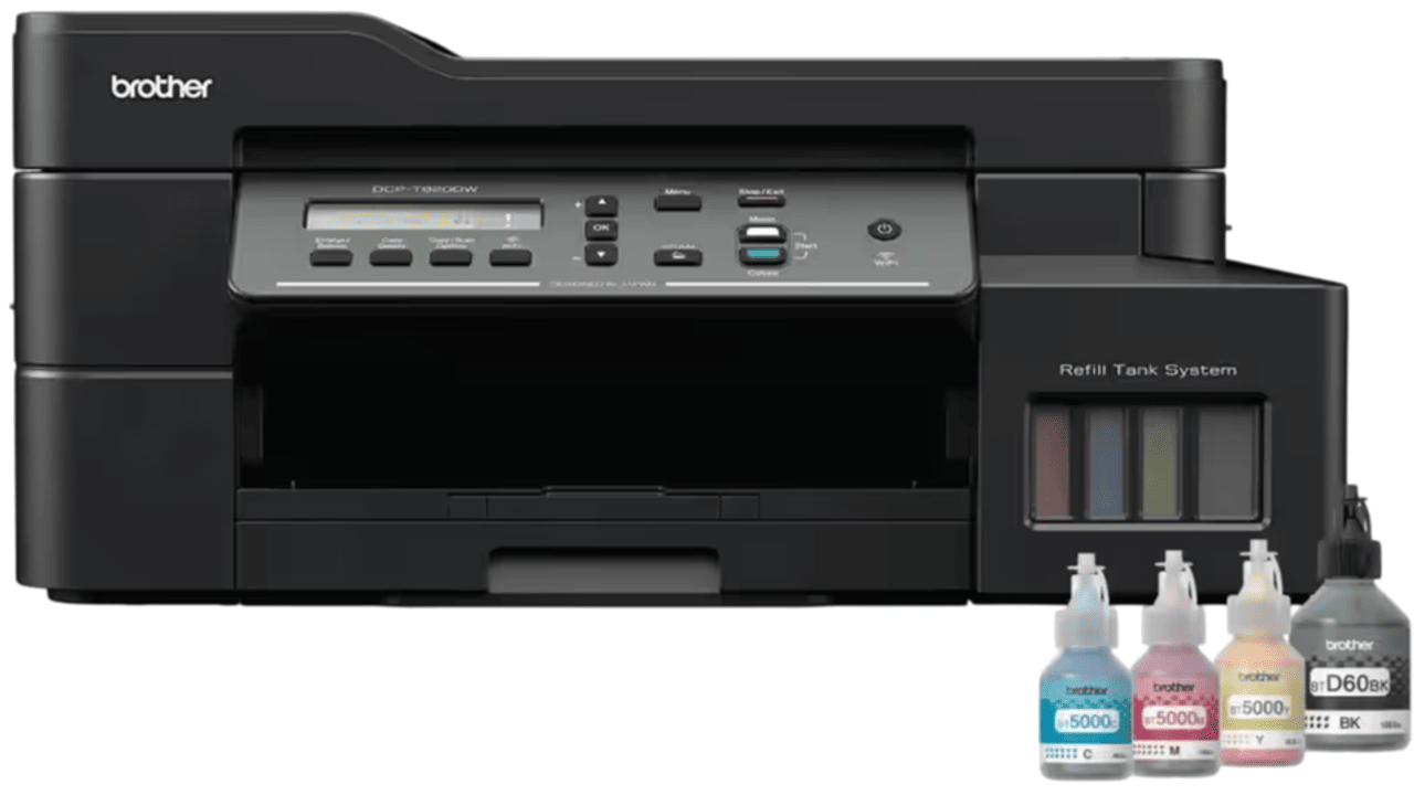 Brother DCP-T820DW Multi-Function Wi-Fi Color Ink Tank Printer with Auto Duplex
