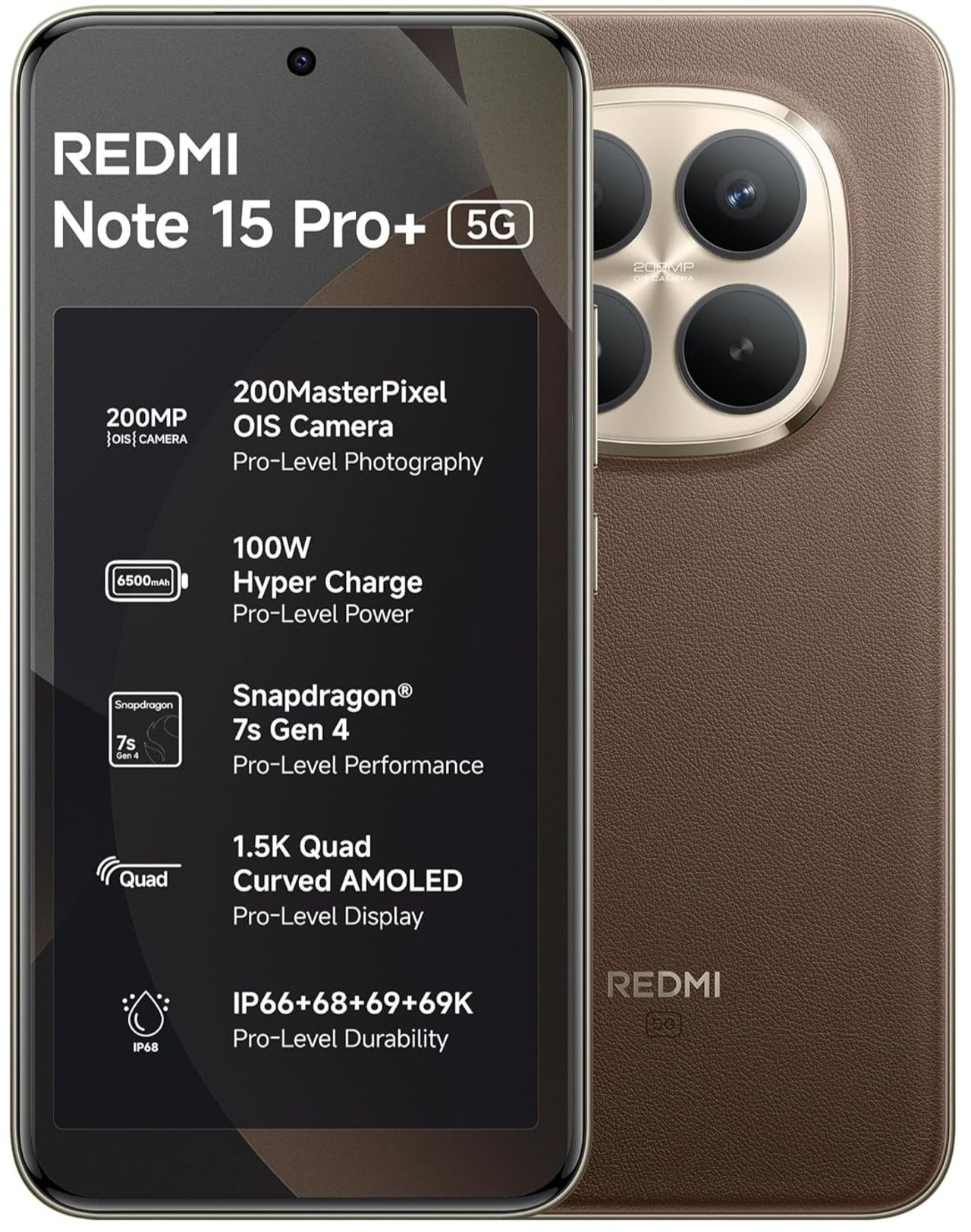 Redmi Note 15 Pro + 5G (8 GB RAM) (256 GB, Coffee Mocha)