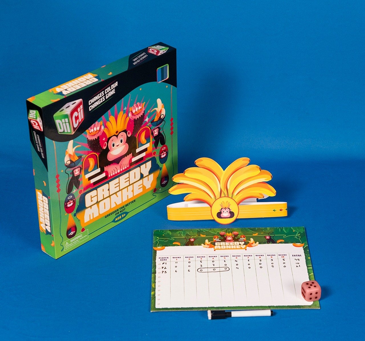 Diicii Greedy Monkey Board Games for Kids age 5Y+