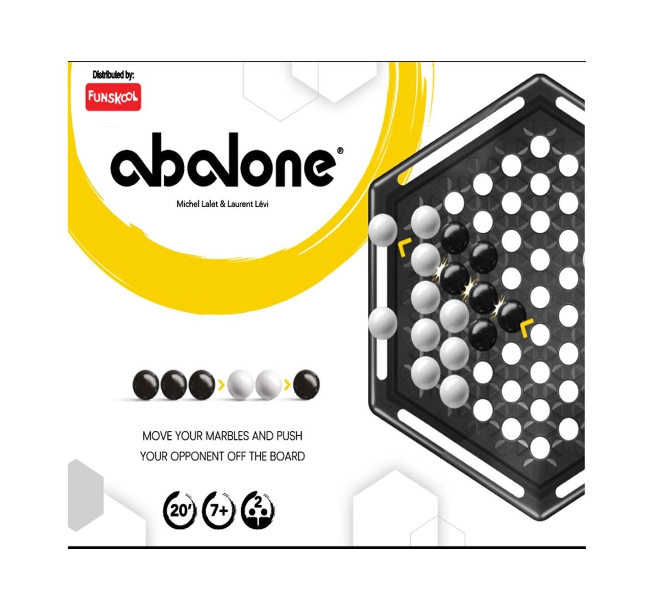Funskool Abalone Strategical Hexagonal Board Game