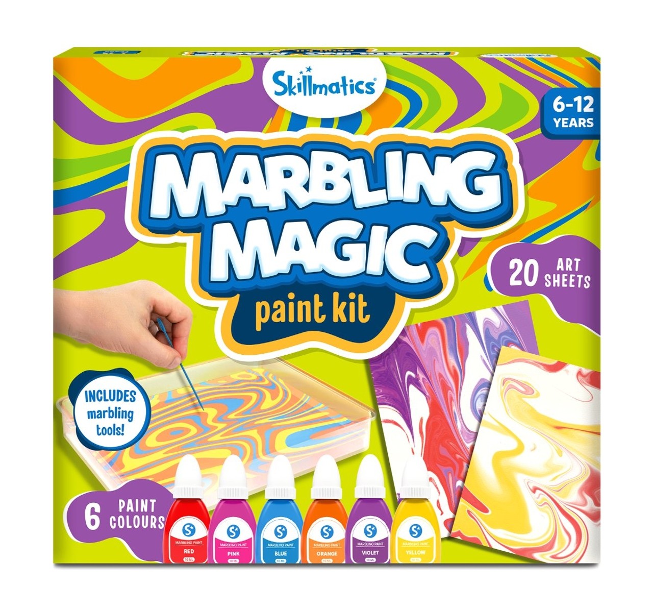 Skillmatics Marbling Magic Paint Kit