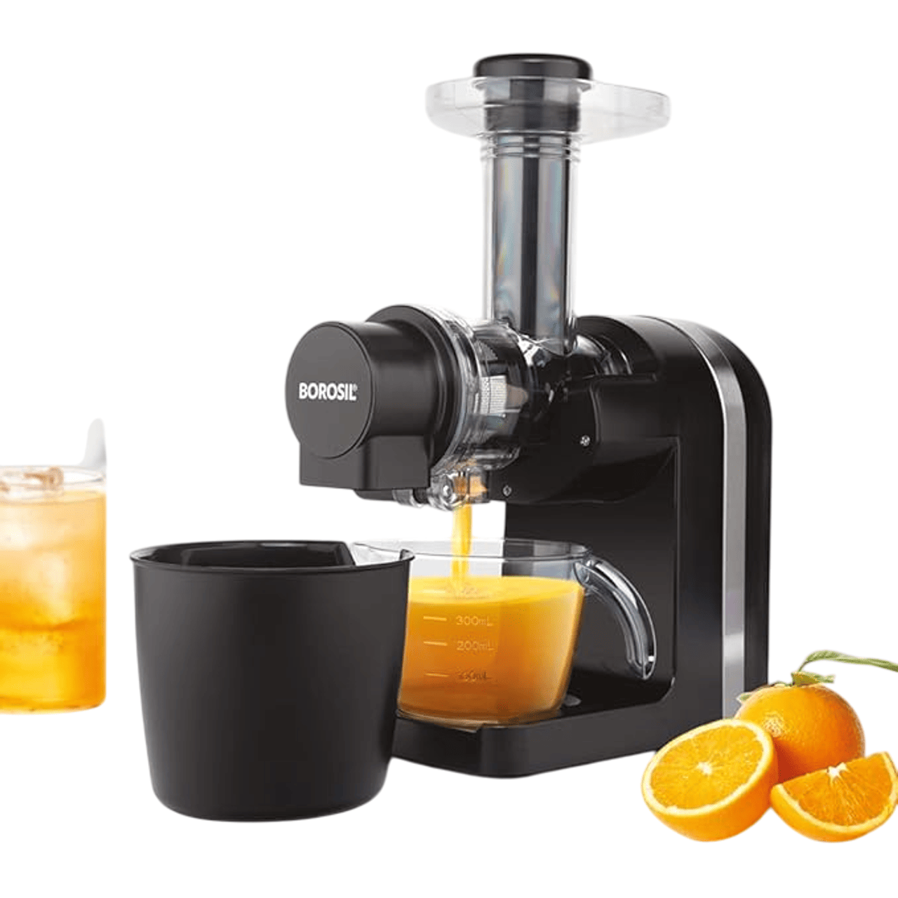 Borosil Cold Press Slow Juicer Nutri Rich 200W 85 RPM