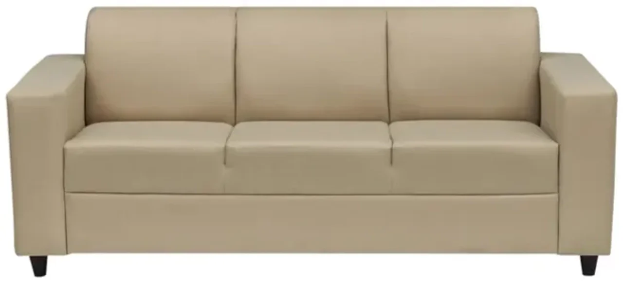 Hidenchic Jaxon Fabric 3 Seater Sofa - Beige